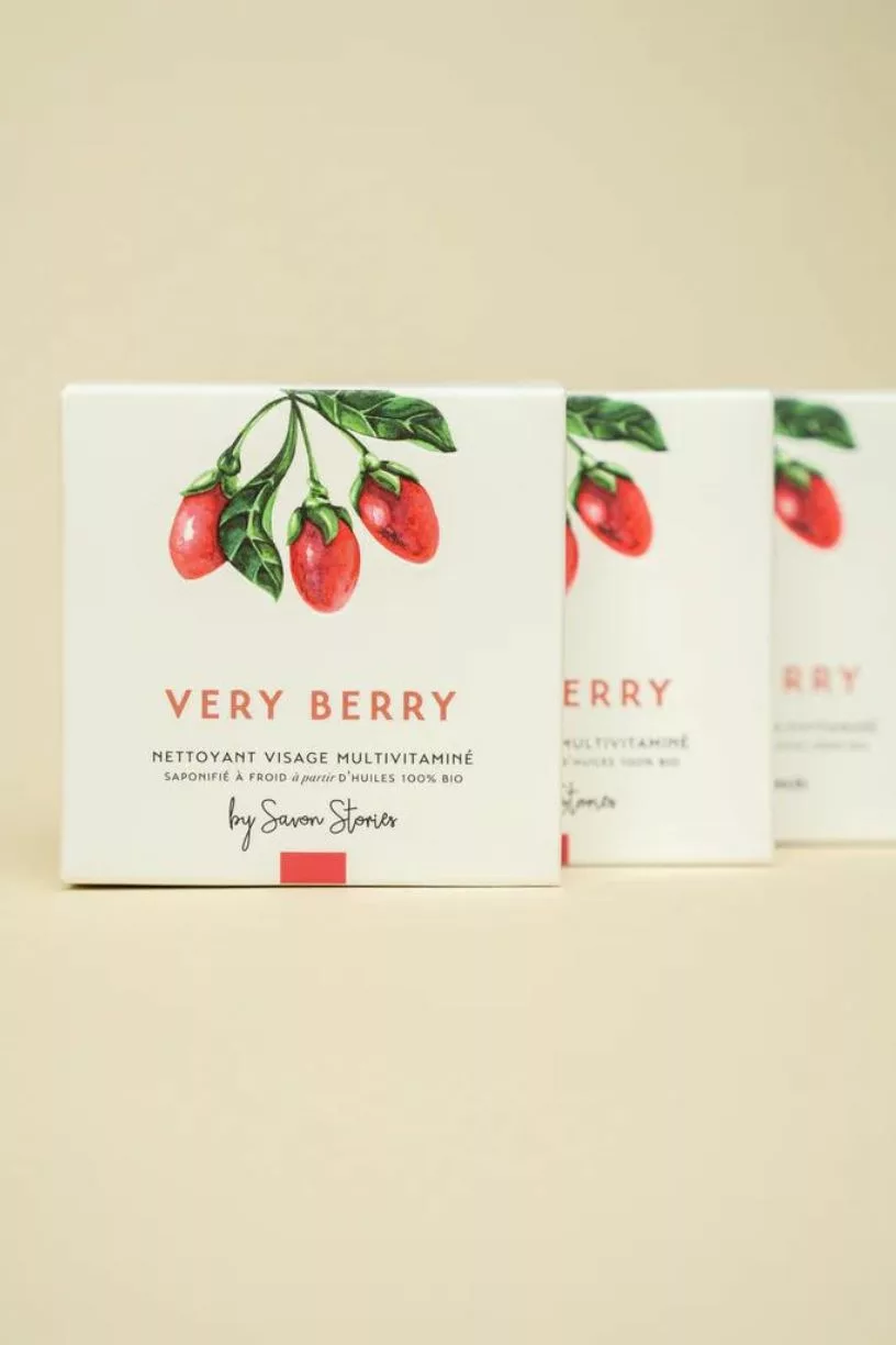 VERRY BERRY - NETTOYANT VISAGE MULTIVITAMINÉ - Savon Stories – Image 3