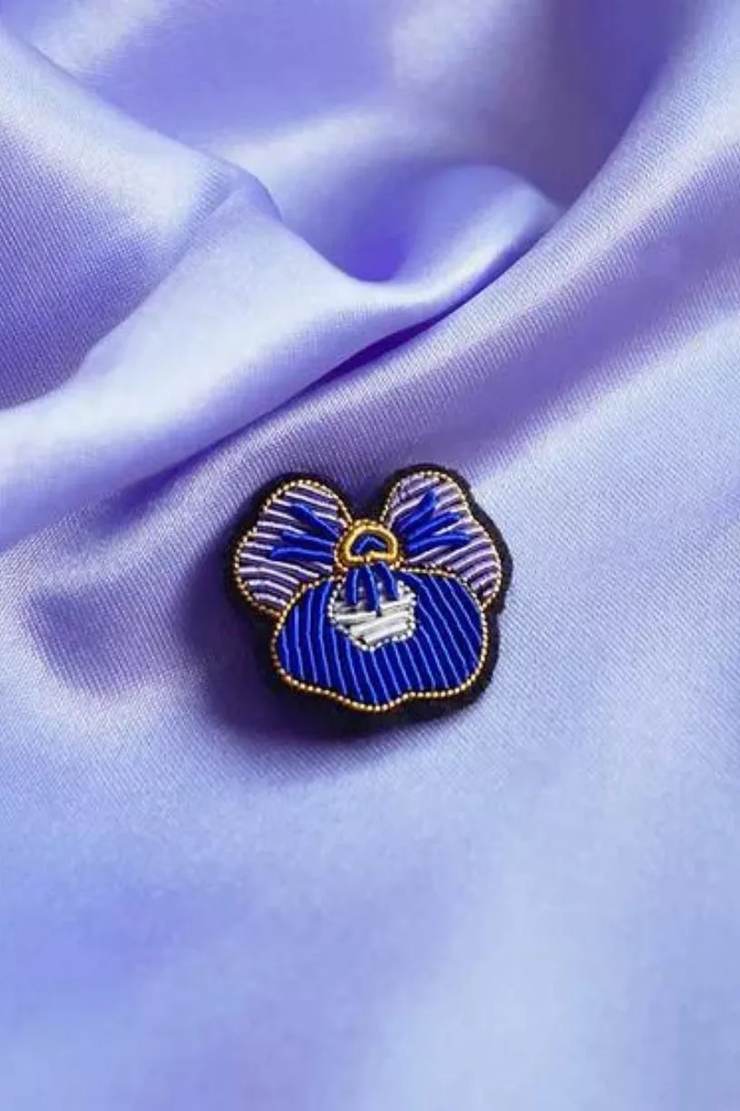 Broche Pensée Mini Flower - Malicieuse – Image 1