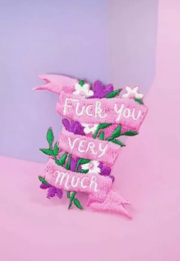 Patch thermocollant Fuck you verry much - Malicieuse – Image 1