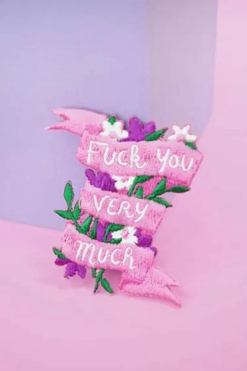 Patch thermocollant Fuck you verry much - Malicieuse – Image 1