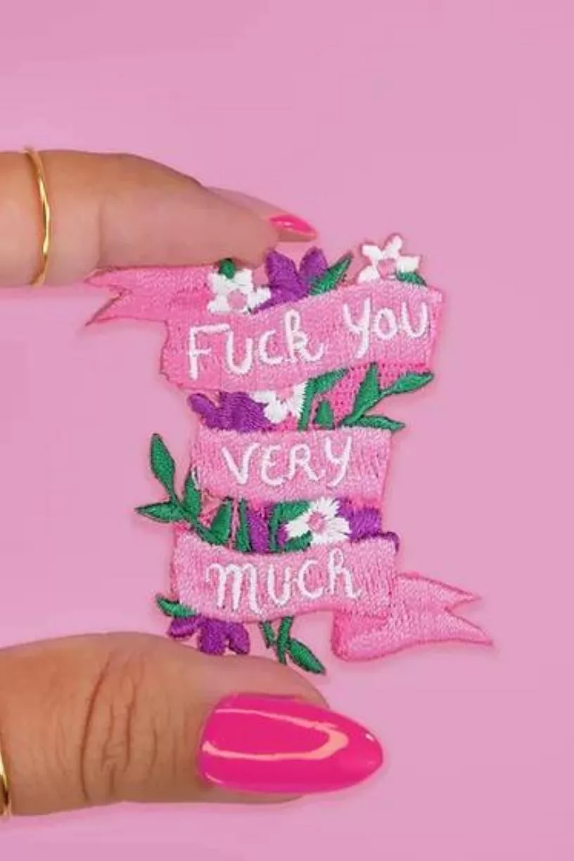 Patch thermocollant Fuck you verry much - Malicieuse – Image 2