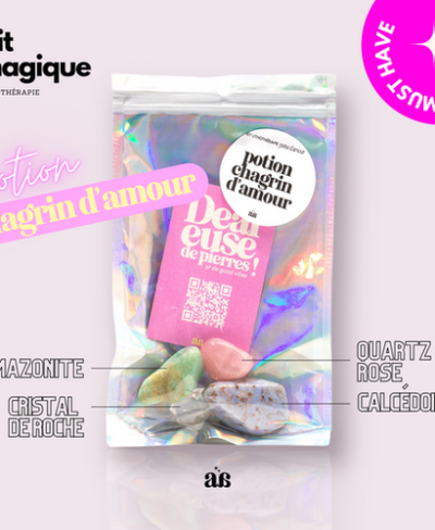 Kit lithothérapie "Potion chagrin d'amour" - Taddaa