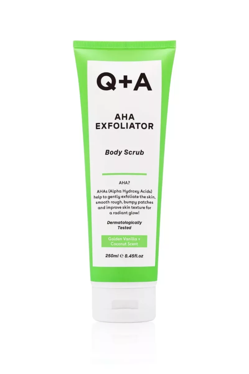 AHA Exfoliator Body Scrub - 250ml - Q+A