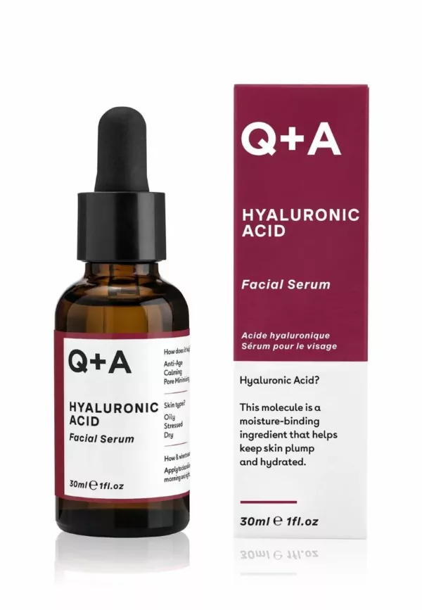 Hyaluronic Acid Facial Serum -30ml - Q+A – Image 1