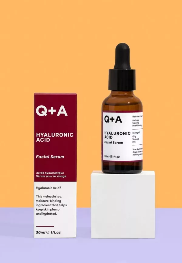 Hyaluronic Acid Facial Serum -30ml - Q+A – Image 3