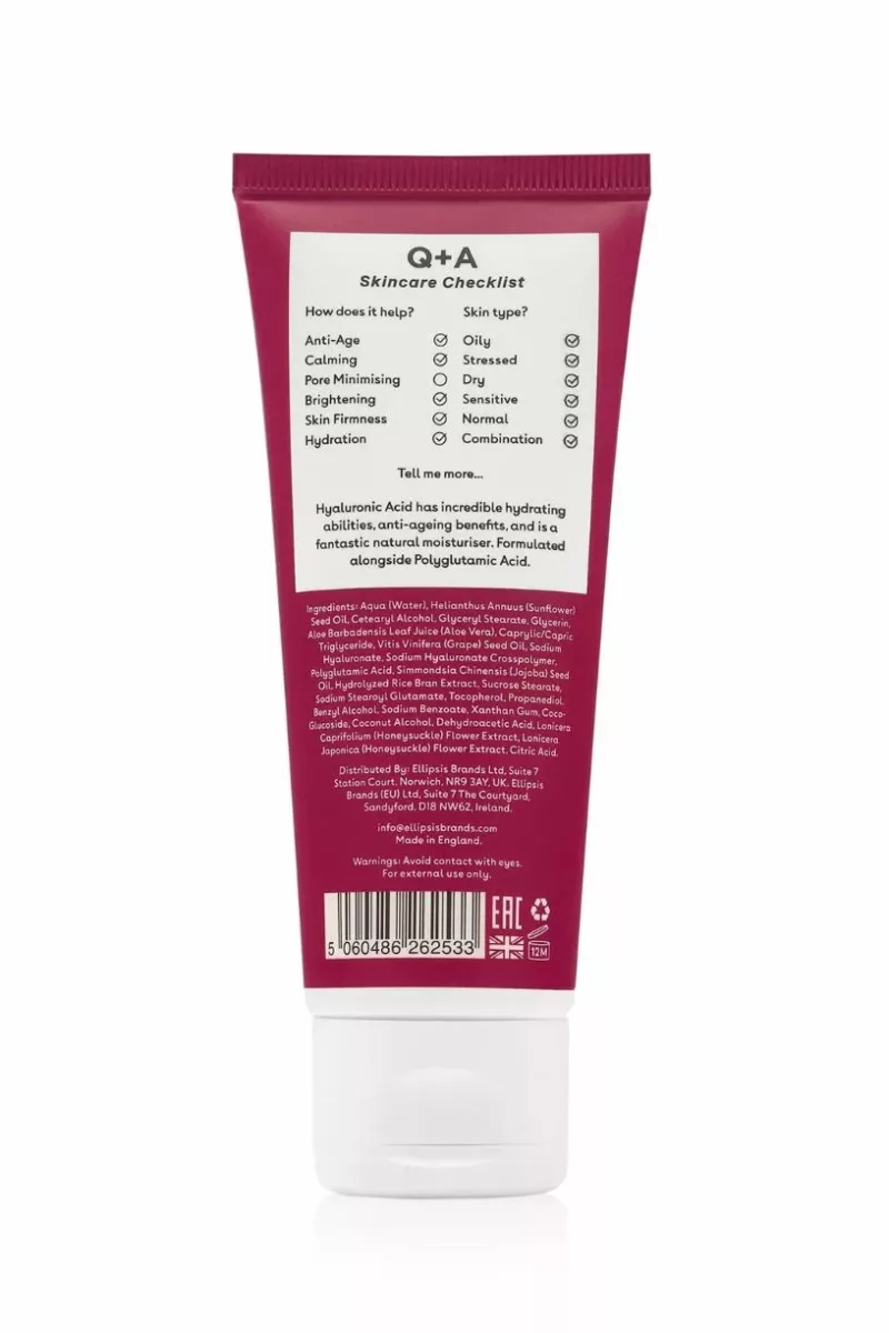 Hyaluronic Acid Daily Moisturiser - 75ml  - Q+A