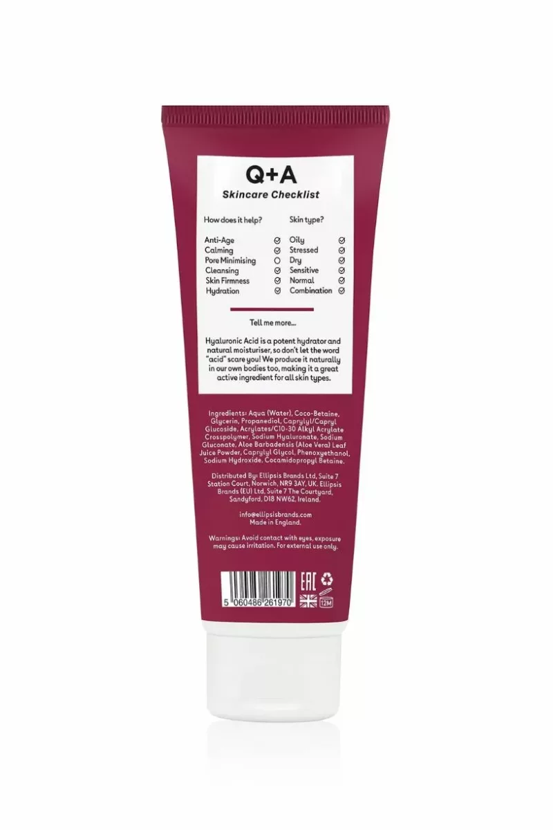 Hyaluronic Acid Hydrating Cleanser - 125ml - Q+A