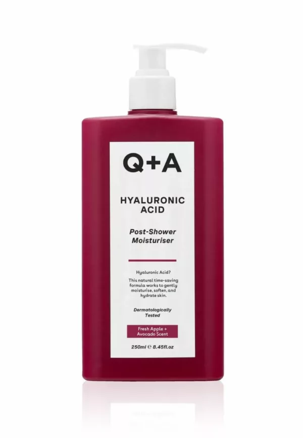 Hyaluronic Acid Post-Shower Moisturiser - 250ml - Q+A – Image 1