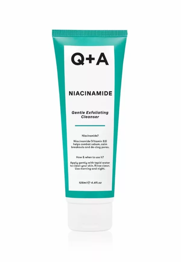 Niacinamide Gentle Exfoliating Cleanser - 125ml - Q+A – Image 1