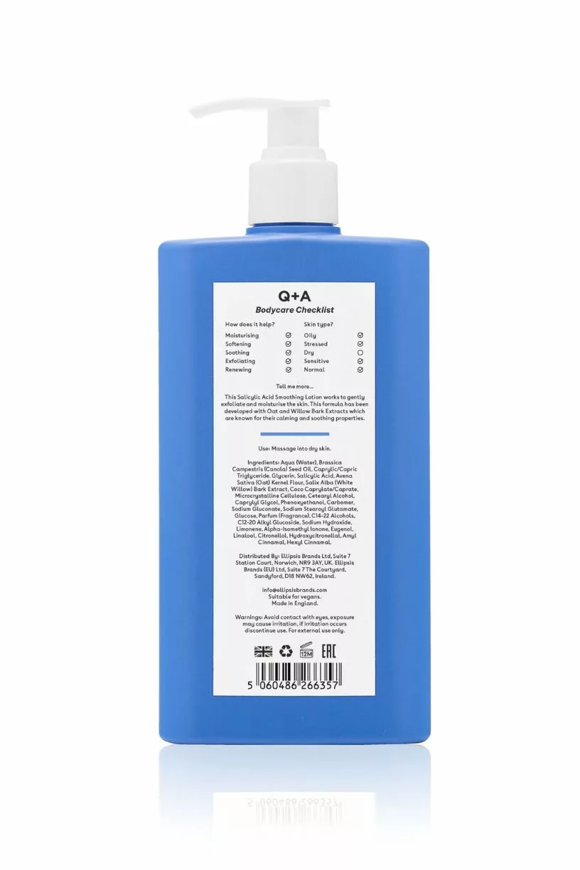 Salicylic Acid Smoothing Lotion - 250ml - Q+A – Image 2