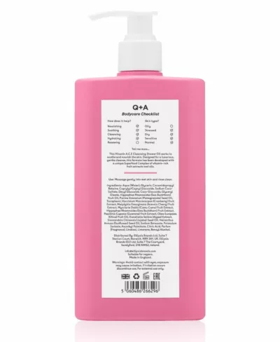 Vitamin A.C.E Cleansing Shower Oil - 250ml - Q+A – Image 2