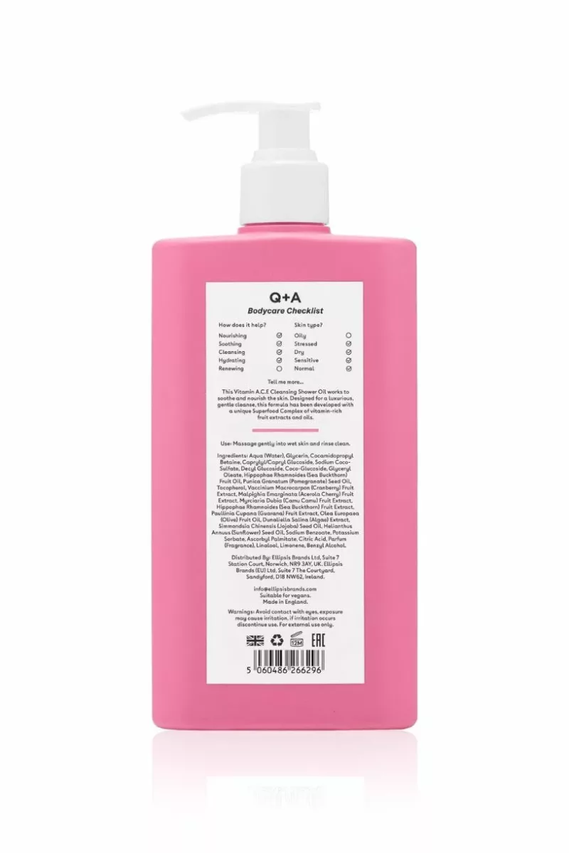 Vitamin A.C.E Cleansing Shower Oil - 250ml - Q+A