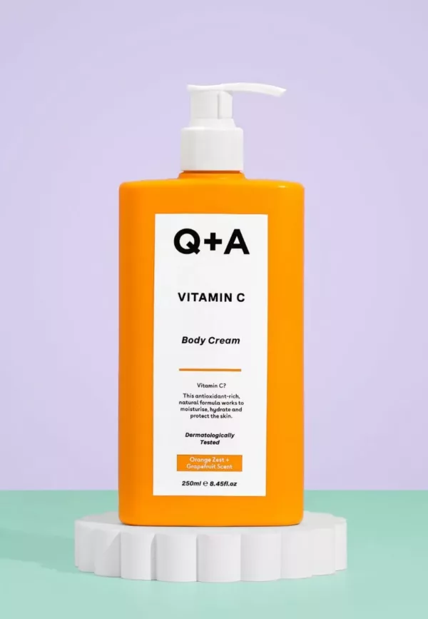 Vitamin C Body Cream - 250ml - Q+A – Image 3