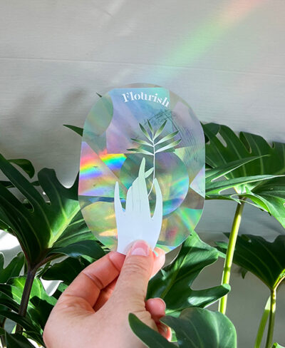 Flourish - Epanouis toi - Sticker créateur d’arc-en-ciel - Botanopia