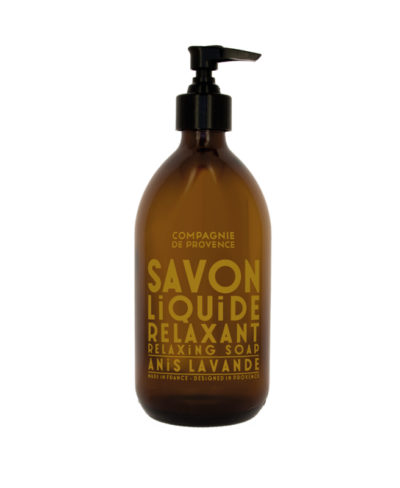 SAVON LIQUIDE DE MARSEILLE RELAXANT 495ML - ANIS LAVANDE - Compagnie de Provence