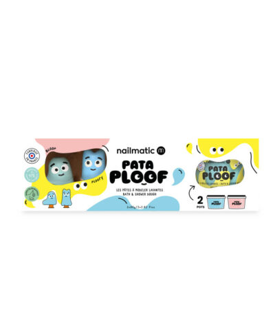 Pataploof - Coffret Pâtes à modeler lavantes rose et bleue - Nailmatic