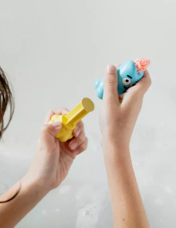 Pataplouf - Coffret Pâtes à modeler lavantes orange et jaune - Nailmatic – Image 2