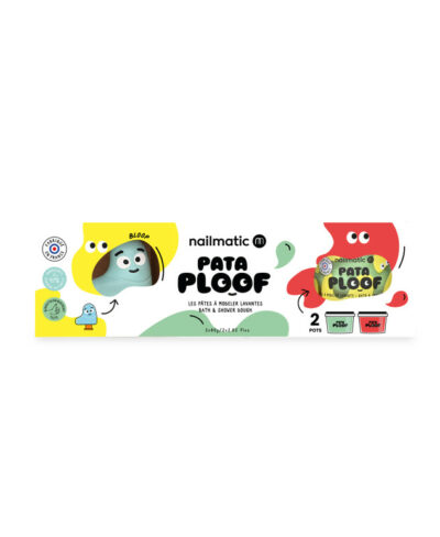 Pataploof - Coffret Pâtes à modeler lavantes verte et rouge - Nazilmatic