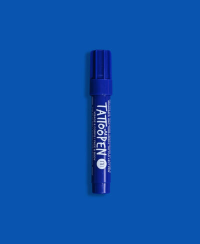 Tattoopen - Feutre de tatouage temporaire - Bleu Foncé - Nailmatic