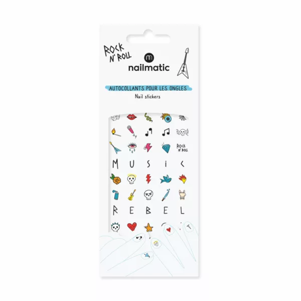 Gommettes Rock - Stickers pour ongles enfant - Nailmatic