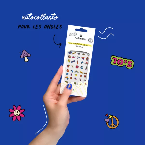 Gommettes Seventies 70's - Stickers pour ongles enfant - Nailmatic