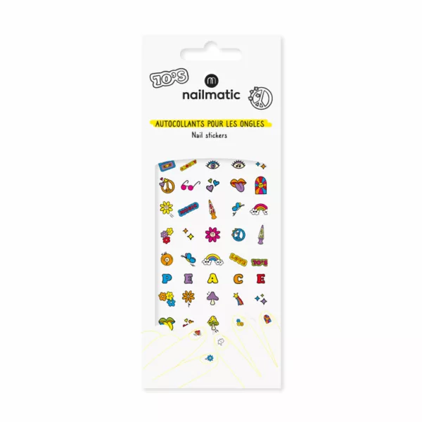 Gommettes Seventies 70's - Stickers pour ongles enfant - Nailmatic
