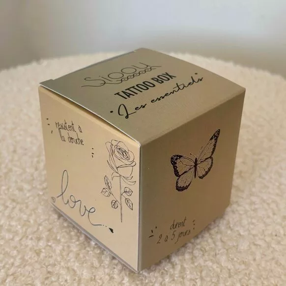 Tatouage éphémère : Tattoo Box Les Essentiels 2.0 - Sioou
