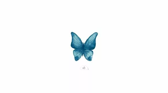 Tatouage éphémère : Papillon - Sioou