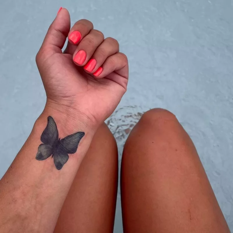 Tatouage éphémère : Papillon - Sioou