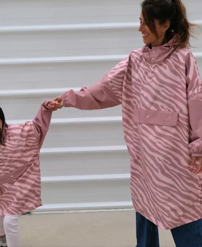 Poncho de pluie Zebra - Adulte - Poule Party – Image 3