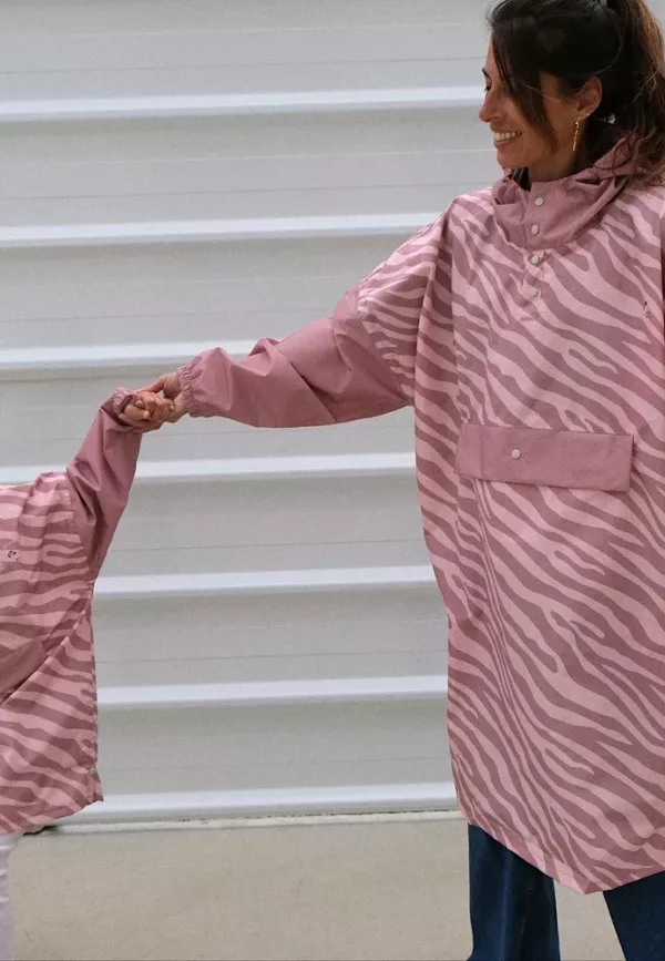 Poncho de pluie Zebra - Adulte - Poule Party – Image 3