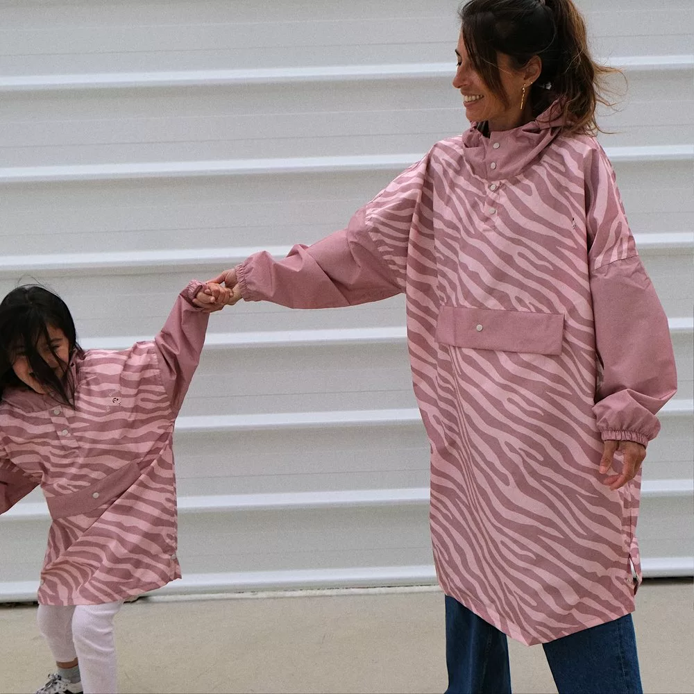 Poncho de pluie Zebra - Adulte - Poule Party – Image 3