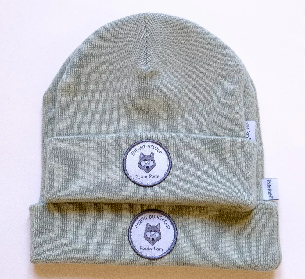 Bonnet Loup “ENFANT RE-LOUP” - Enfant - Poule Party – Image 1