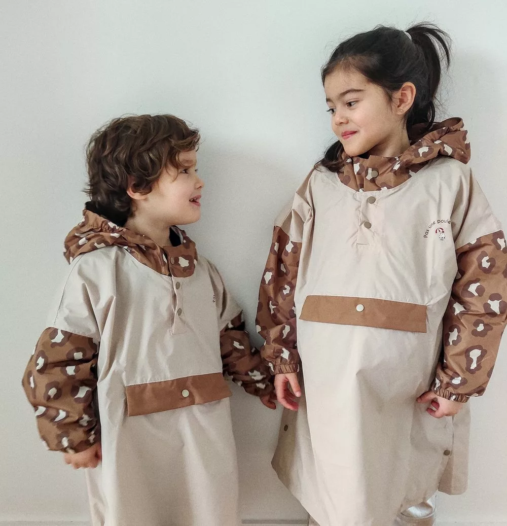 Poncho de pluie Léopard - Enfants – Image 3