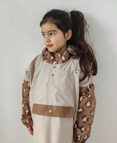 Poncho de pluie Léopard - Enfants – Image 1