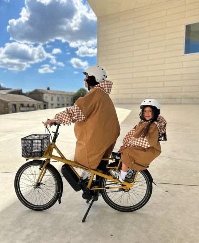 Poncho de pluie Damiers - Enfants – Image 3