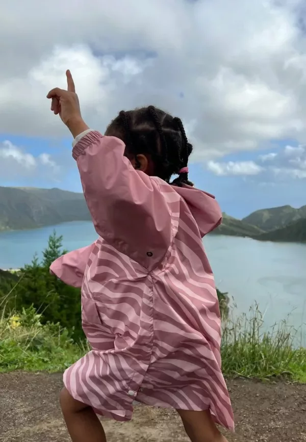 Poncho de pluie Zebra - Enfants – Image 1