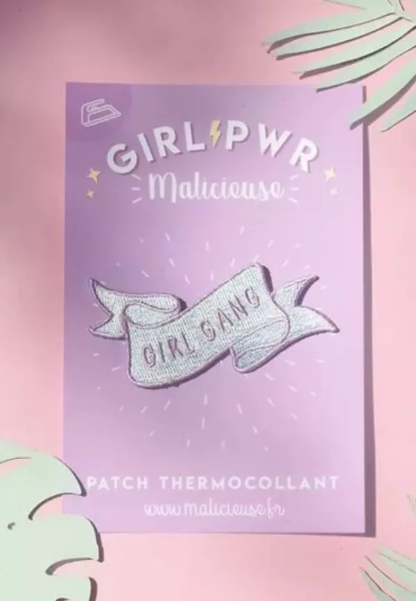 Broderie thermocollante Girl Gang - Malicieuse – Image 3