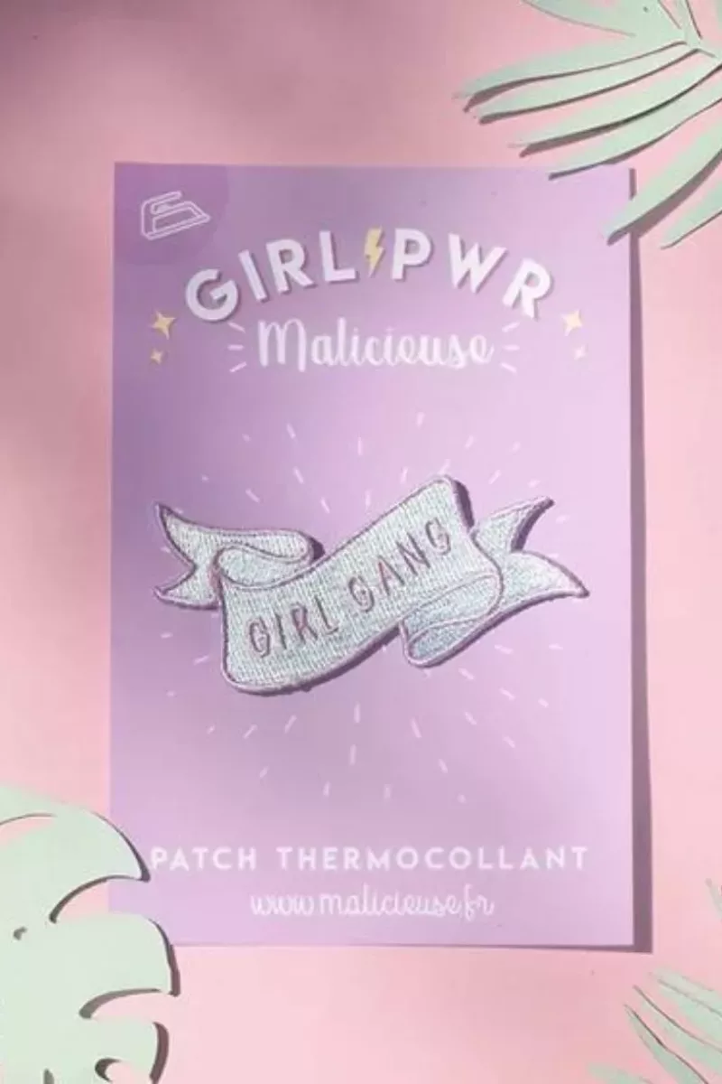 Broderie thermocollante Girl Gang - Malicieuse