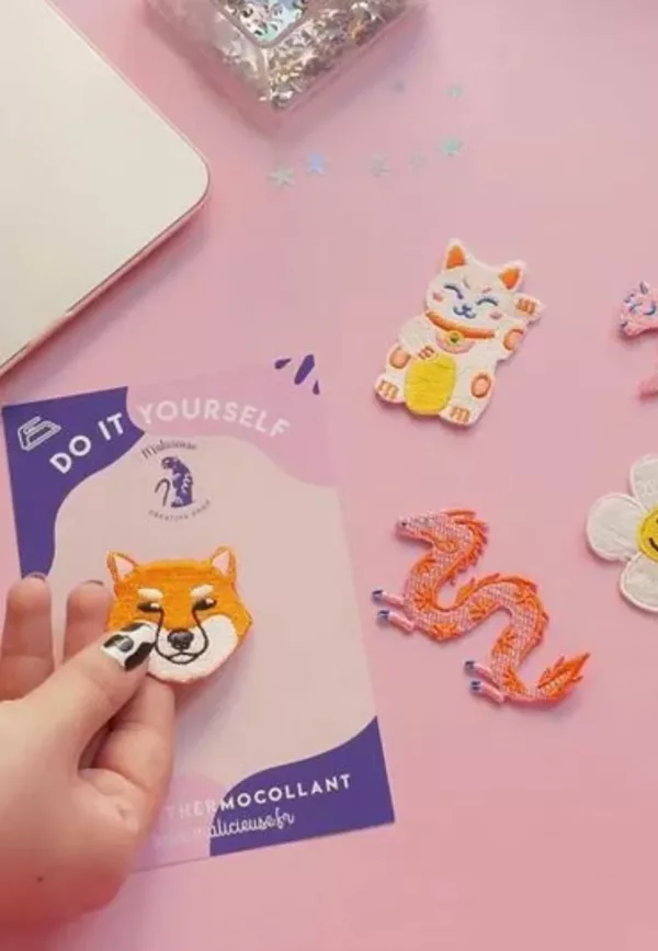 Patch thermocollant Lucky cat - Malicieuse – Image 3