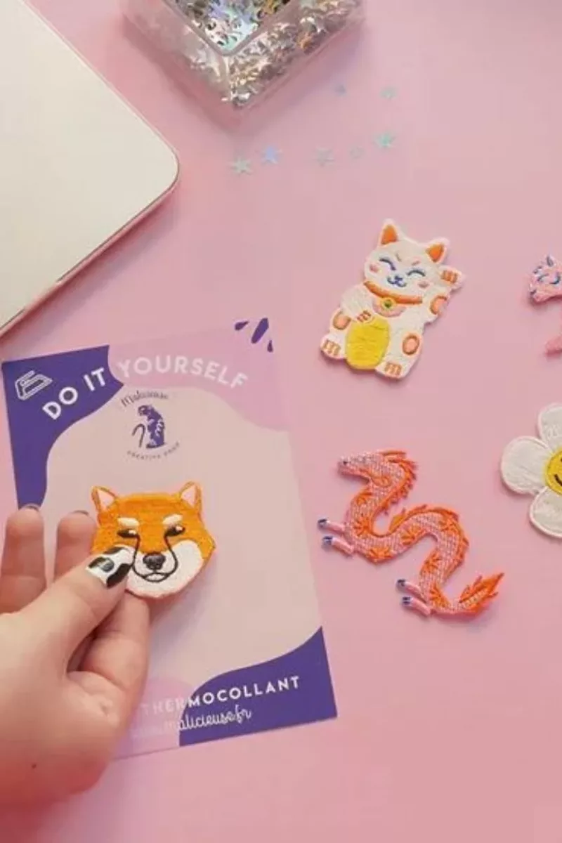 Patch thermocollant Lucky cat - Malicieuse