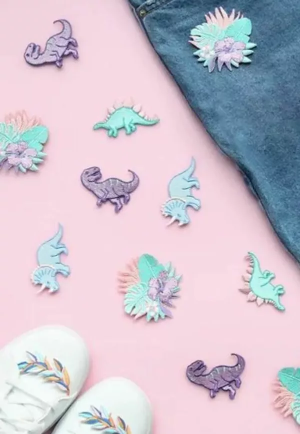 Patch thermocollant Stégosaurus cute - Malicieuse – Image 3