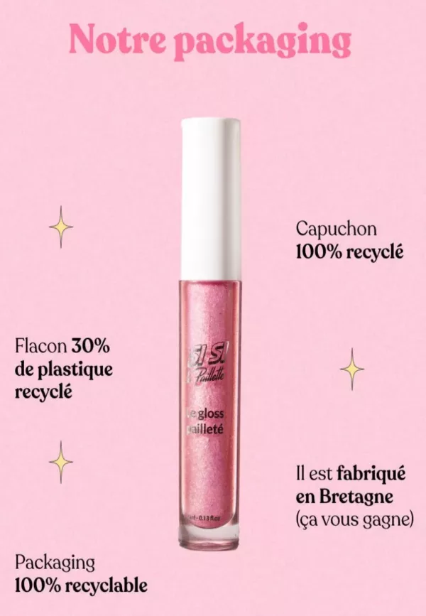 Gloss Pailleté - Rose Pamela - Si si la paillette – Image 3