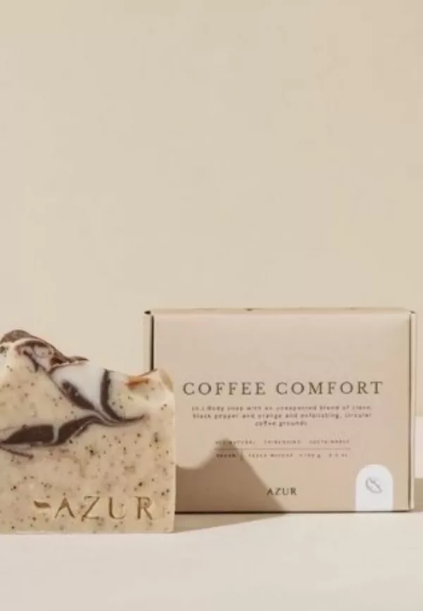 Coffee Comfort - Body scrub Natural soap - Azur – Image 1