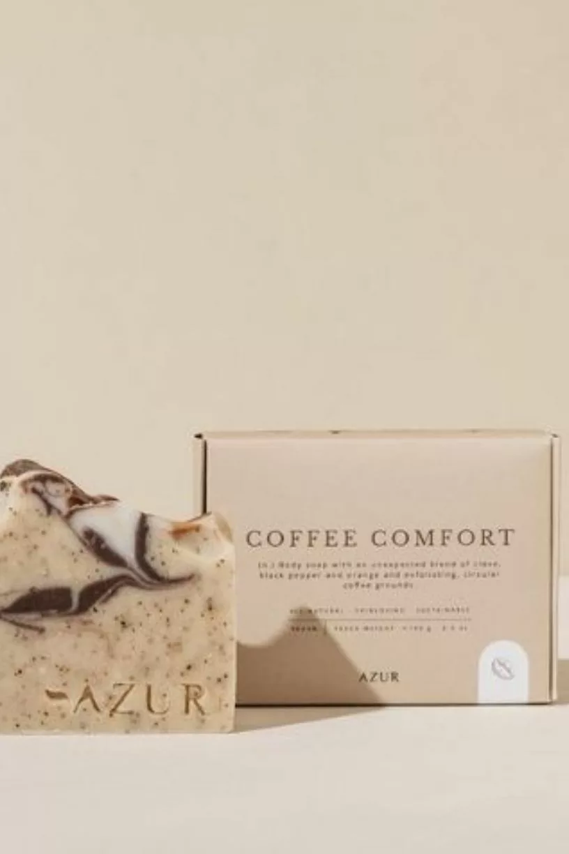 Coffee Comfort - Body scrub Natural soap - Azur – Image 1