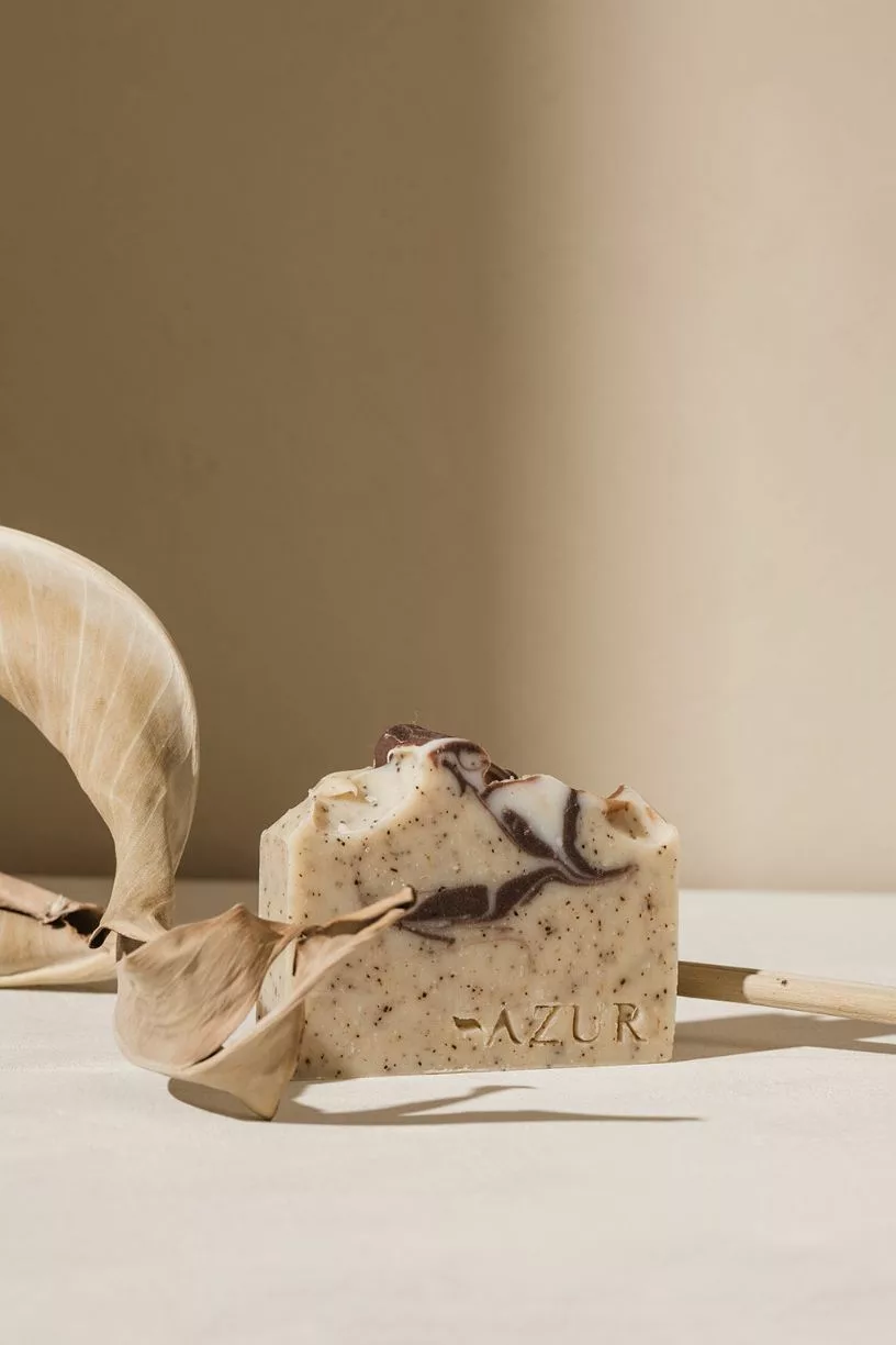 Coffee Comfort - Body scrub Natural soap - Azur – Image 3