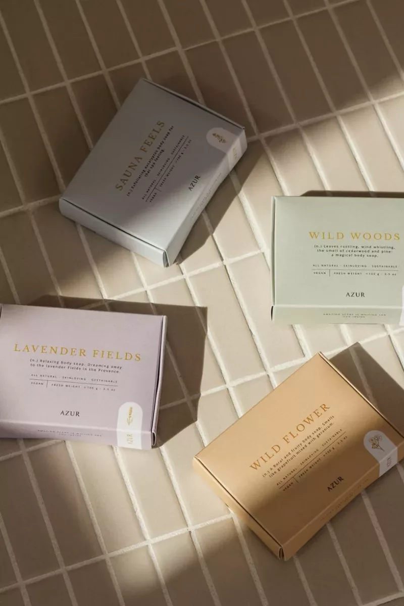 Wild woods - Natural soap - Azur