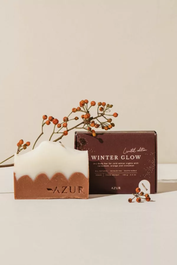 Winter glow - Natural soap - Limited edition - Azur