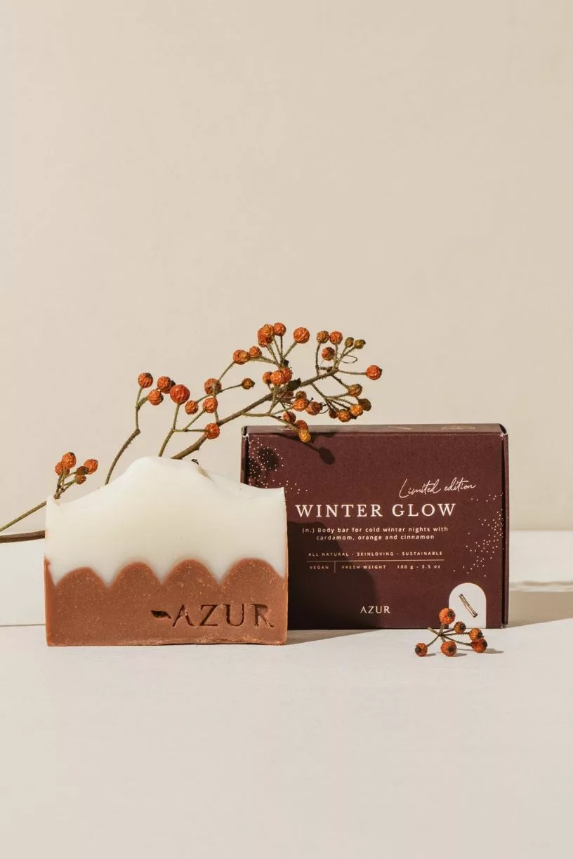 Winter glow - Natural soap - Limited edition - Azur – Image 1
