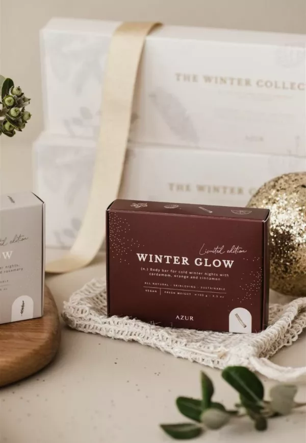 Winter glow - Natural soap - Limited edition - Azur – Image 3